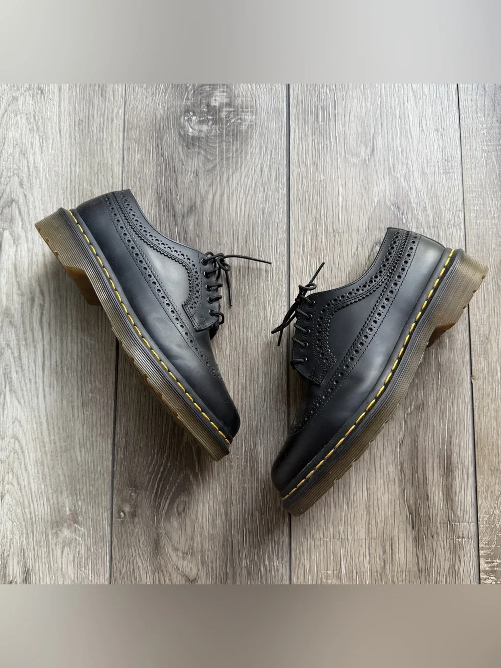 Dr. Martens 3989 YS Black Brogue Oxford Shoes